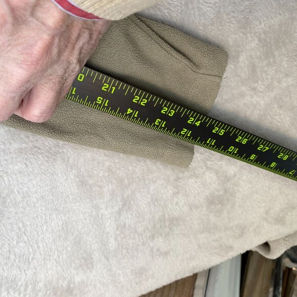 Columbia Mens Fleece Pullover Half-Zip Jacket M Fleece Casual Beige - Picture 6 of 6